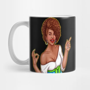 cool brunette girl Mug